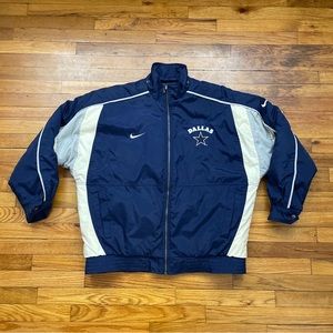 90’s Vintage Nike NFL Dallas Cowboys Puffer Jacket Size L Used